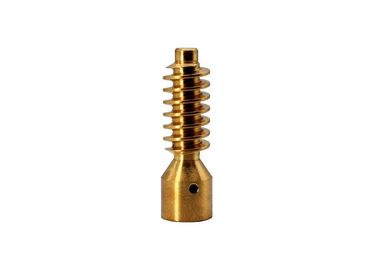 High Precision Custom Worm Gear Parts  2 Lead 0.8 Module AGMA 7 Brass